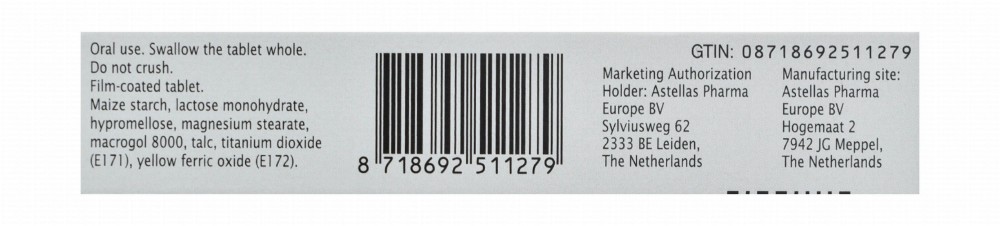 Vesicare 5mg Solifenacin Succinate