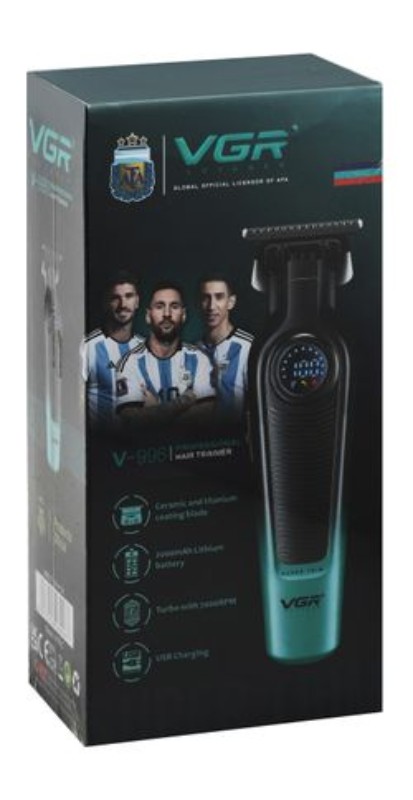 VGR Voyager Professional Hair Trimmer - Black & Green, V-996