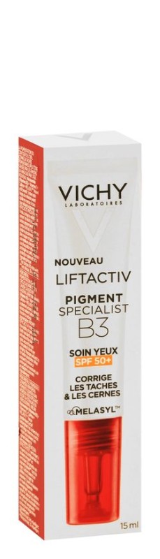 Vichy Anti-Aging Eye Cream with Niacinamide & Melasyl for Dark Spots & Circles SPF50+