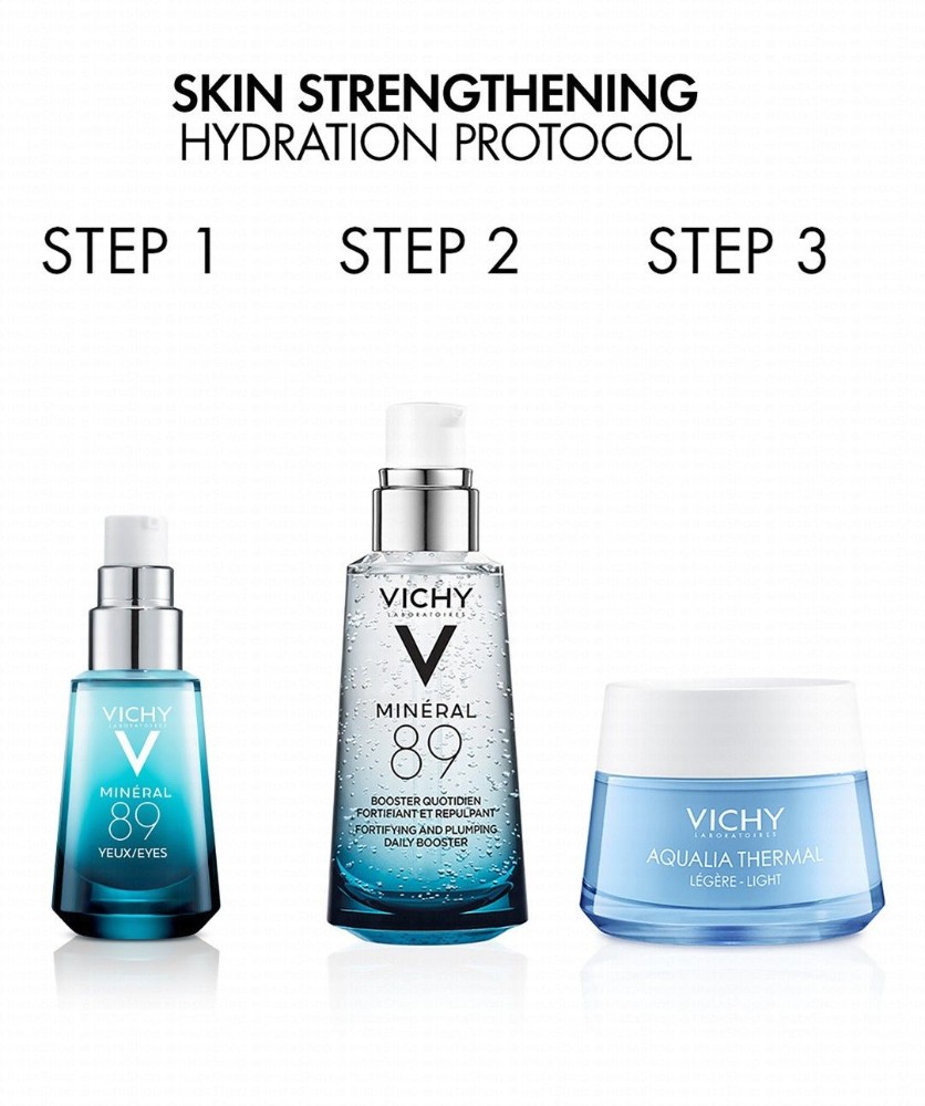 Vichy Mineral 89 Fortifying & Plumping Daily Booster Facial Serum - parabens free, colorant free, alcohol free