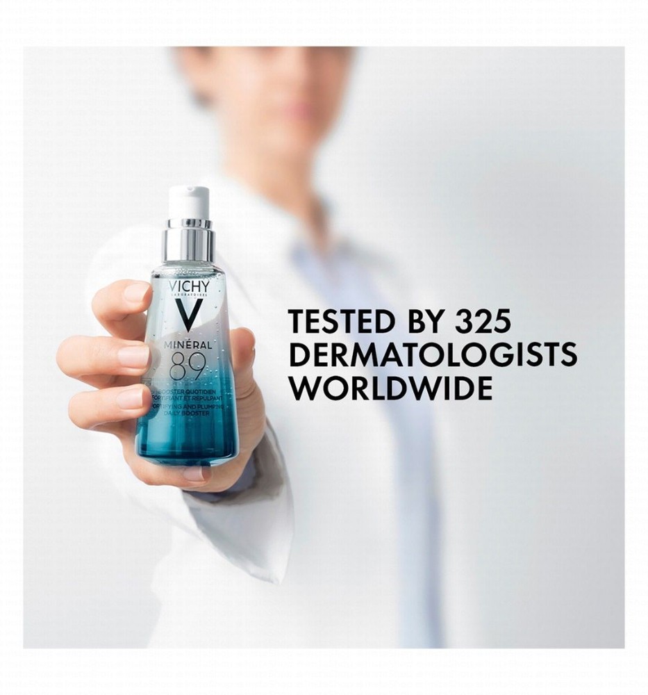 Vichy Mineral 89 Fortifying & Plumping Daily Booster Facial Serum - parabens free, colorant free, alcohol free