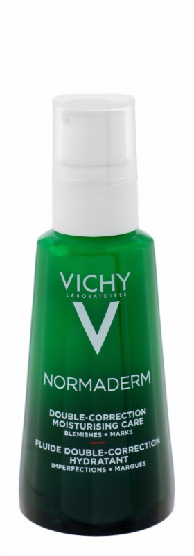 Vichy Normaderm Hypoallergenic 2% Salicylic Acid Facial Moisturizer with Sarcosinic & Hyaluronic Acid for Sensitive & Acne-Prone Skin - non comedogenic