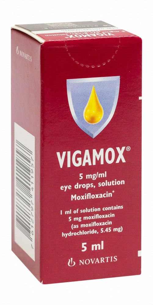 Vigamox 5mg/ml Moxifloxacin Eye Drops Solution