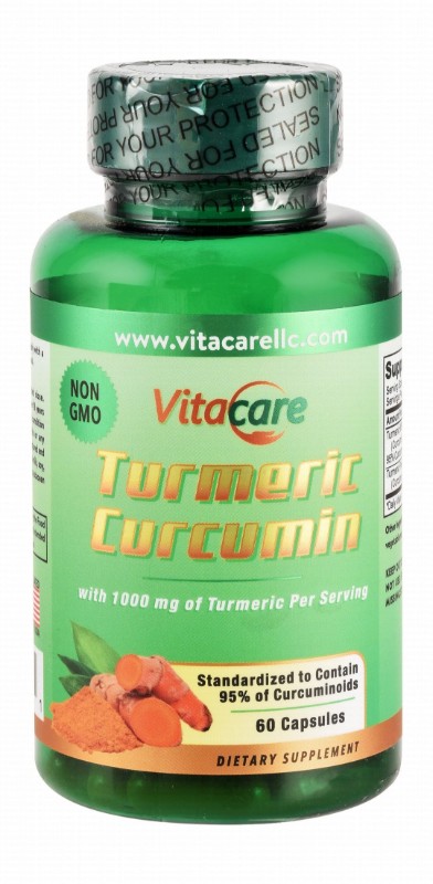 Vitacare 1000mg Turmeric Supplement - GMO free