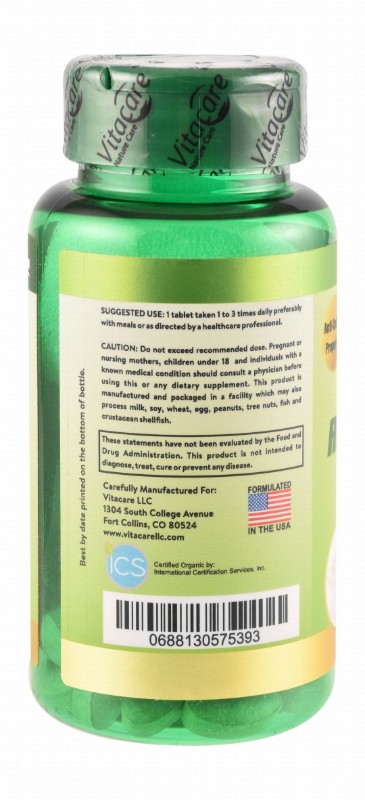 Vitacare 675mg Organic Ashwagandha Anti-Stress & Antioxidant Supplement with Black Pepper