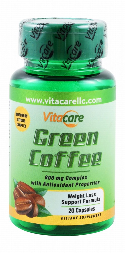 Vitacare 800mg Green Coffee Weight Loss Supplement with Raspberry & Ketone Complex