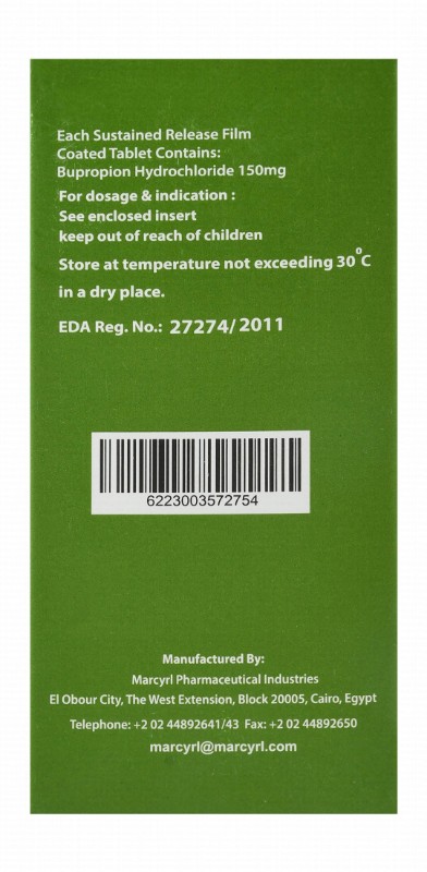 Vixadep SR 150mg Bupropion Hydrochloride