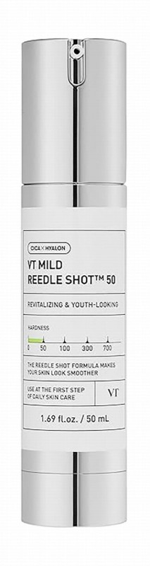 VT Cica x Hyalon Mild Reedle Shot 50 Revitalizing, Smoothing & Youth-Looking Face Serum