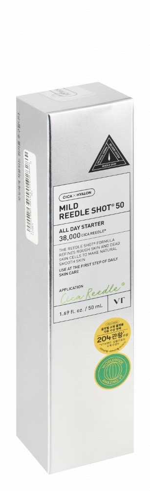 VT Cica x Hyalon Mild Reedle Shot 50 Revitalizing, Smoothing & Youth-Looking Face Serum