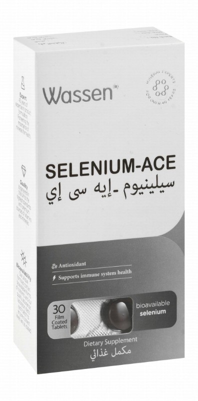 Wassen Selenium-ACE Antioxidant & Immune System Health Support Supplement