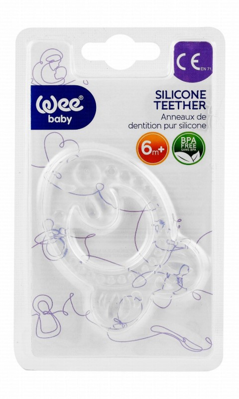 Wee Baby Fish Shaped Silicon Teether (6+ Months) - BPA free