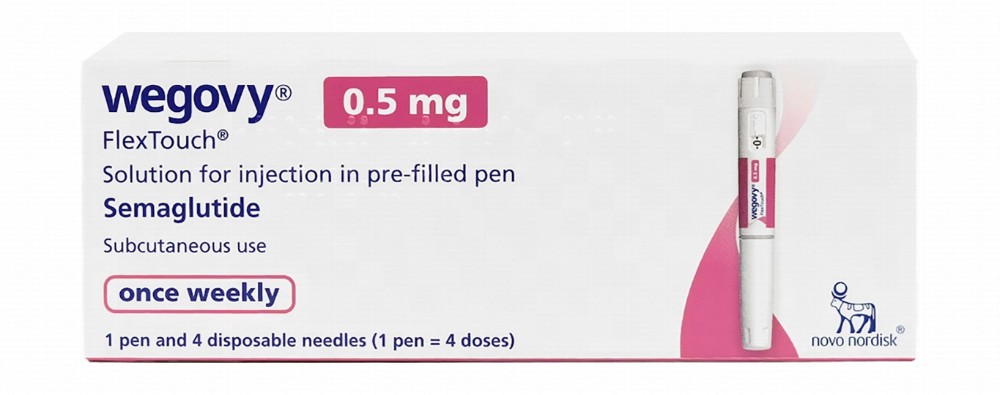 Wegovy FlexTouch 0.5mg/ml Semaglutide Pre-Filled Solution Pen for Subcutaneous Injection