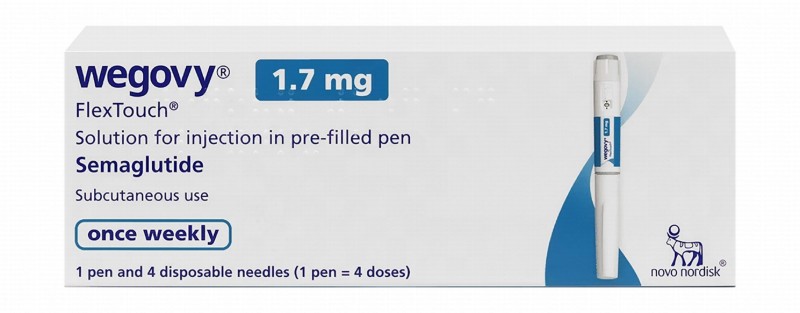 Wegovy FlexTouch 1.7mg/ml Semaglutide Pre-Filled Solution Pen for Subcutaneous Injection