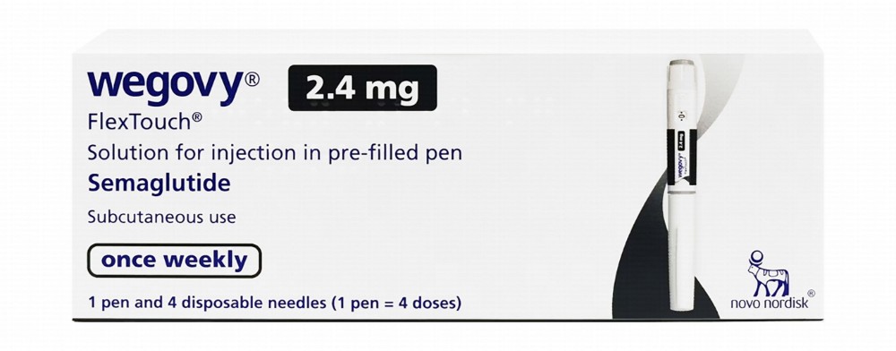 Wegovy FlexTouch 2.4mg/ml Semaglutide Pre-Filled Solution Pen for Subcutaneous Injection
