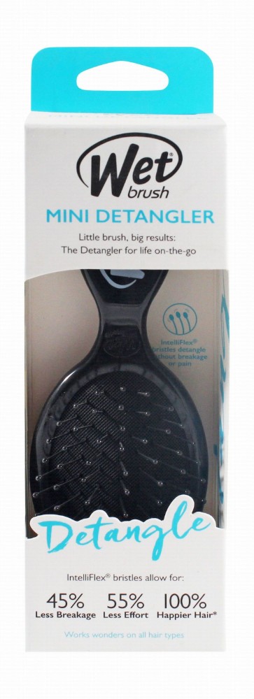 Wet Brush Mini Black Detangling Brush for All Hair Types