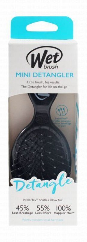 Wet Brush Mini Black Detangling Brush for All Hair Types