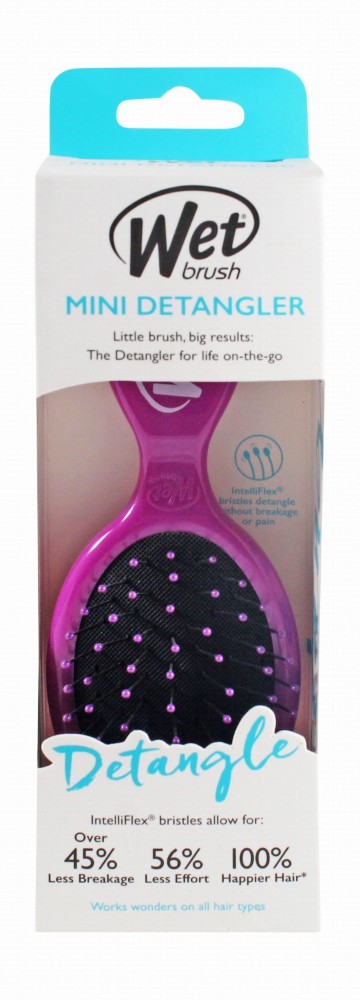 Wet Brush Purple Mini Detangling Brush for All Hair Types