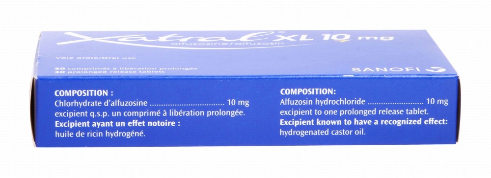 Xatral Xl 10mg Alfuzosin