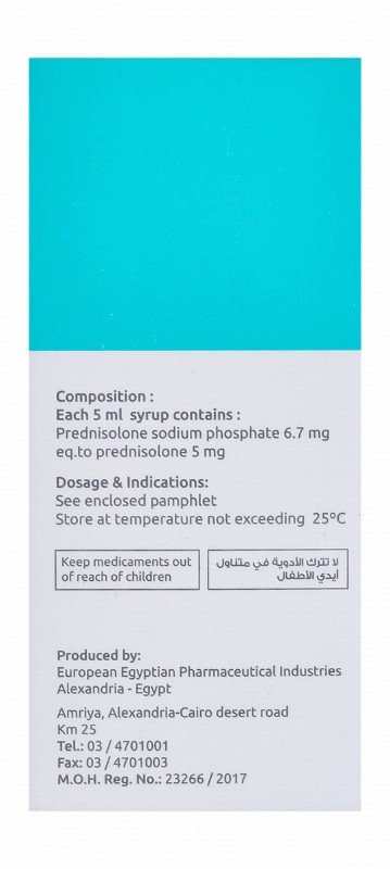Xilone Syrup with 5mg/5ml Prednisolone