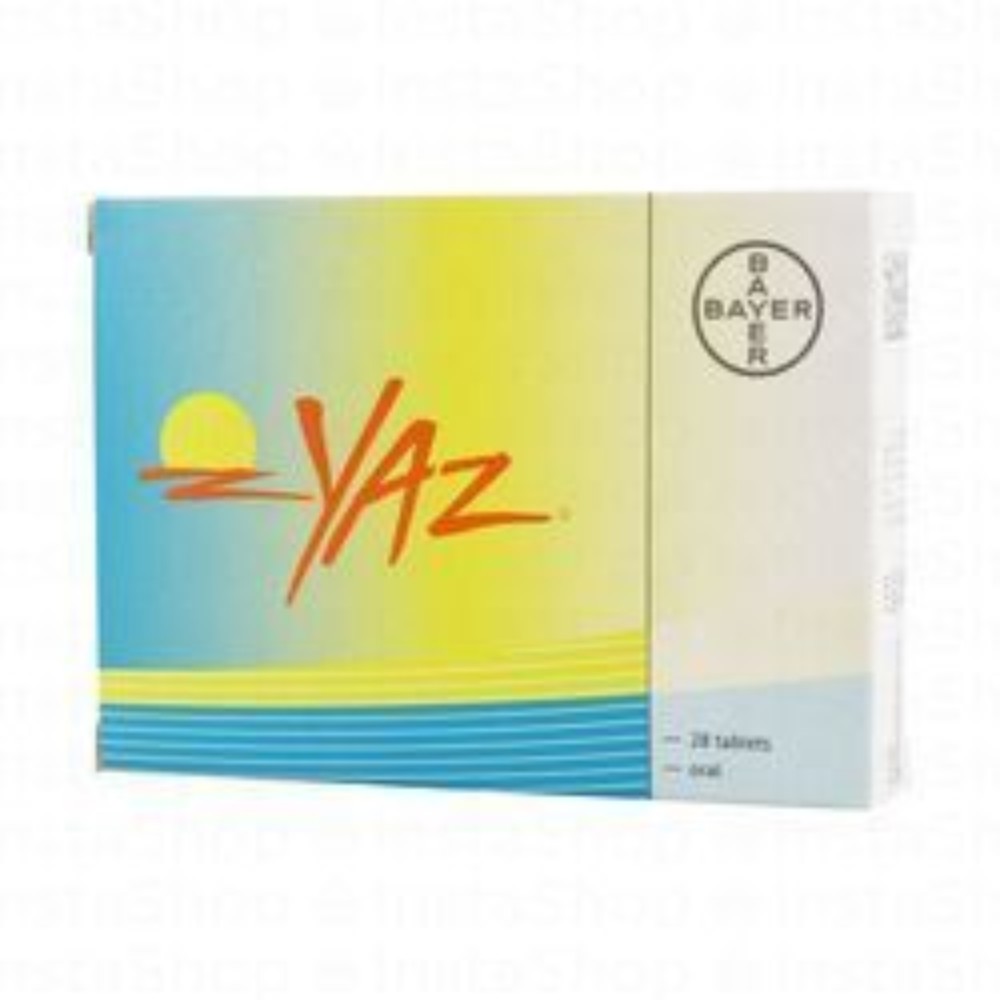 Yaz 3mg Drospirenone & 0.02mg Ethinyl Estradiol