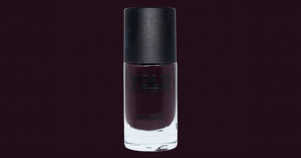 Yolo Nail Polish Maroon 132 - toluene free