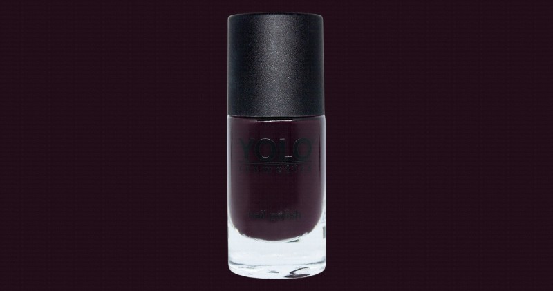 Yolo Nail Polish Maroon 132 - toluene free