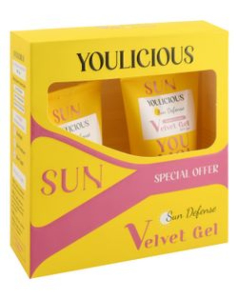 Youlicious  Water-Resistant Matte Velvet Facial Sunscreen Gels SPF50+ - vegan, animal testing free