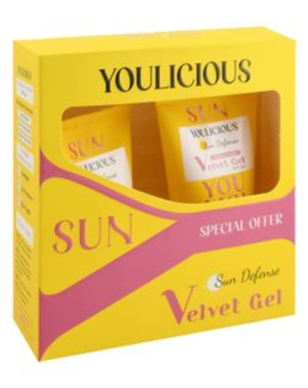 Youlicious  Water-Resistant Matte Velvet Facial Sunscreen Gels SPF50+ - vegan, animal testing free
