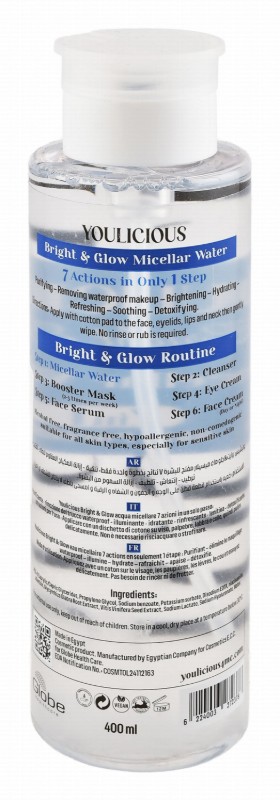 Youlicious 7in1 Brightening, Glowing & Purifying Micellar Water