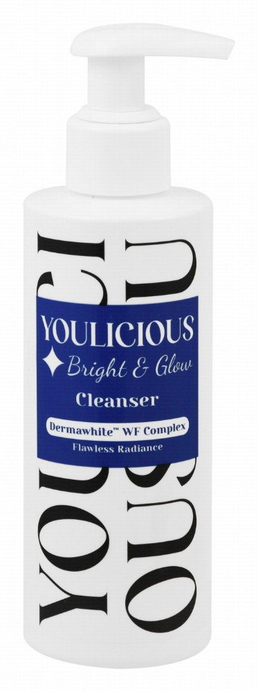 Youlicious Brightening, Glowing & Radiance Face Cleanser with Dermawhite WF Complex - vegan, animal testing free