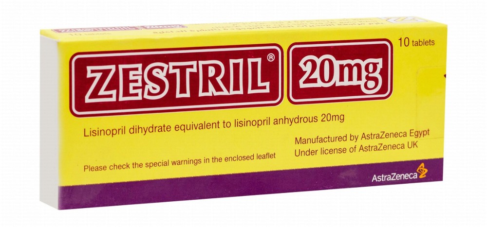 Zestril 20mg Lisinopril Dihydrate